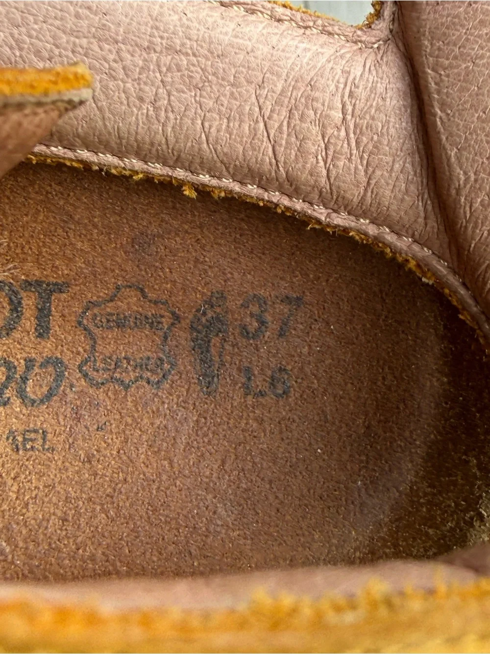 Naot Women’s Verbena Leather Ankle Strap Wedge Open Toe Sz 37
